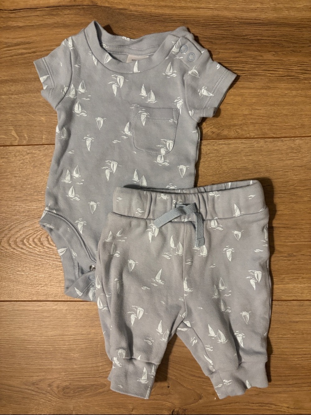 Newborn Sailboat summer outfit from Nordstrom
